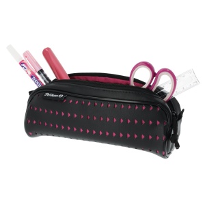 Penar tip etui Quattro LaserCut, culoare roz / negru - Img 2