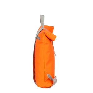 Rucsac Mart-Los Angeles Rolltop Mini, culoare portocaliu neon - Img 3