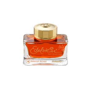 Stilou Editie Speciala Apricot Achat Classic M200, penita F + calimara Edelstein cadou - Img 5