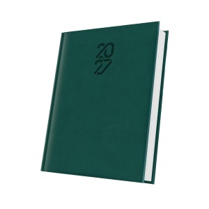 Agenda datata Tucson 2027, format A5, 352 pagini, culoare verde