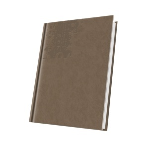 Agenda nedatata Marmora, format A5, 224 pagini, culoare maro