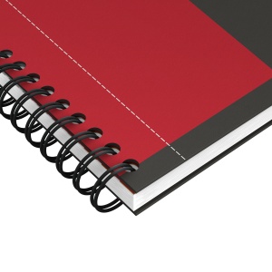 Agenda organizator Oxford International Active Book, A5+ 80 file, hartie Optik 90g/mp, spira dubla, scribzee, patratele, culoare gri - Img 7
