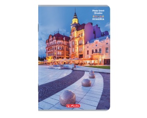 Caiet A4 100 file dictando, motiv Romania - Img 2