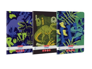 Caiet A5 48 file, dictando, motiv Dino Mania