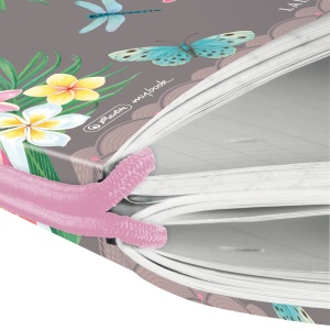 Caiet my.book flex A4 2x40 dictando+patratele, motiv LadyLike Butterflies - Img 2