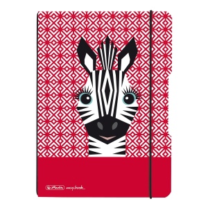 Caiet my.book flex A5 40 file, dictando, motiv Cute Animals Zebra