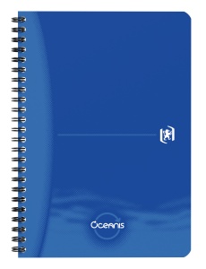 Caiet organizator Oxford Office Oceanis, A5 90 file, hartie Optik 90g/mp, spira dubla, scribzee, patratele, diverse culori - Img 2