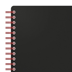 Caiet Oxford Black n' Red A4 70 file, coperta PP, spira dubla, scribzee, inchidere elastic, patratele - Img 5