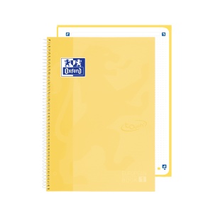 Caiet Oxford Europeanbook 1 Touch A5+ 80 file, scribzee, punctat, mix culori pastel - Img 4