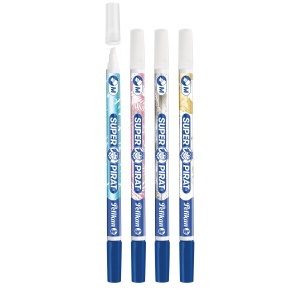 Carioca corectoare Super Pirat design edition, varf M, set 2, blister - Img 3