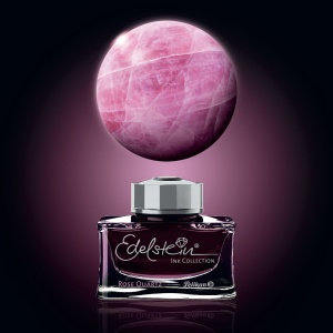 Cerneala Edelstein Rose Quartz in calimara 50 ml, culoare roz deschis - Img 2