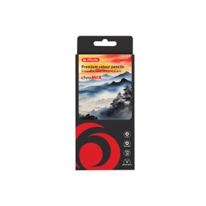 Creioane colorate rotunde, mina 4 mm, set 12