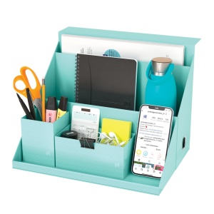 Cutie organizator birou + suport instrumente de scris Oxford Harmonia all-in-one, mix culori