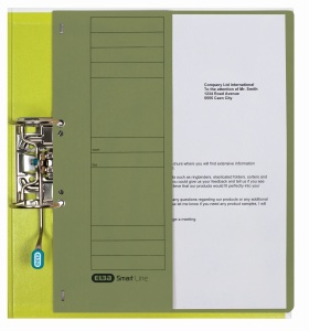 Dosar cu capse Elba Smart Eyelet A4 1/2, capacitate 200 coli, culoare verde - Img 2