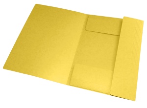 Dosar mapa Oxford TopFile A4, carton 390g/mp, capacitate 200 file, culoare galben - Img 3