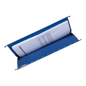 Dosar suspendat cu burduf Elba Ultimate A4, carton 240g/mp, capacitate 330 file, culoare albastru inchis - Img 4