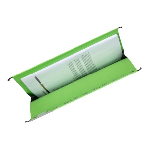 Dosar suspendat cu burduf Elba Ultimate A4, carton 240g/mp, capacitate 330 file, culoare verde - Img 3