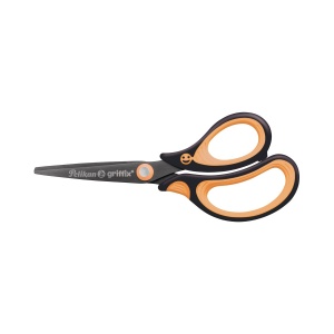 Foarfeca griffix pentru dreptaci, varf ascutit, 15cm, diverse culori, blister - Img 2