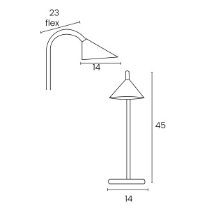 Lampa Unilux LED Sol pentru birou, rotire la 360°, baza stabila, intrerupator ON/OFF pe cablu, brat din metal cauciucat, culoare negru - Img 5