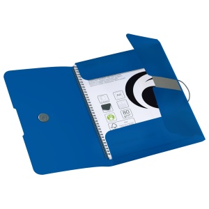 Mapa EOTG A4 30mm inchidere cu elastic, albastru - Img 2