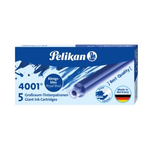 Patroane cerneala 4001, dimensiune mare, culoare albastru royal, set 5 - Img 1
