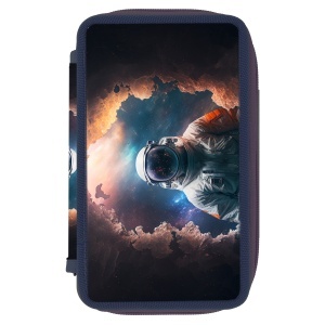Penar neechipat 2 compartimente, motiv Astronaut