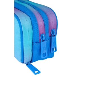 Penar tip etui dreptunghiular Oxford Gradient, albastru / roz - Img 10