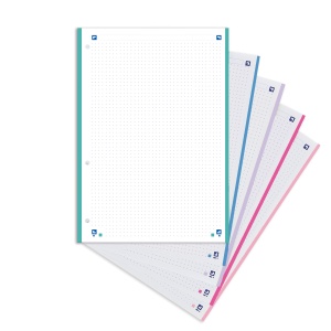 Rezerva hartie Oxford A4 100 file 4 perforatii punctat - Img 2
