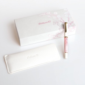 Stilou Editie Speciala Cherry Blossom Classic M200, penita M placata aur - Img 11