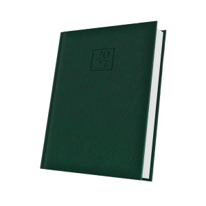Agenda datata 2027 Edolo DeLuxe, format A5, 352 pagini, culoare verde