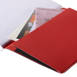 Agenda nedatata Oxford Black n' Red A5 72 file, coperta piele eco, dictando - Img 3