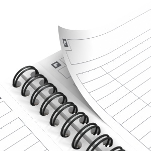 Agenda organizator Oxford International Notebook, A5+ 80 file, hartie Optik 90g/mp, spira dubla, scribzee, dictando, culoare portocaliu - Img 7