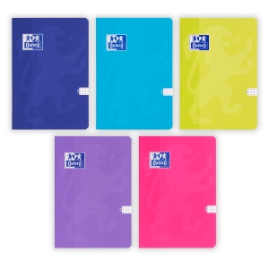 Caiet A5 48 file patratele Oxford, hartie Optik 90g/mp, diverse culori