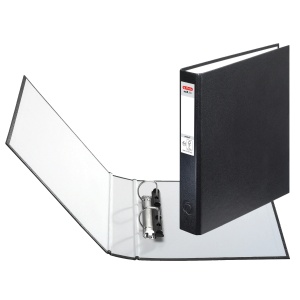 Caiet mecanic A5 2 inele, negru