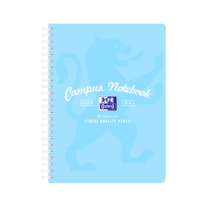 Caiet Oxford Campus Pastel B5+ 80 file, hartie Optik 90g, patratele, diverse culori - Img 5