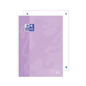 Caiet Oxford Europeanbook 1 Touch A5+ 80 file, scribzee, punctat, mix culori pastel - Img 2