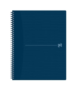 Caiet Oxford Origins, A4+ 70 file, hartie Optik 90g/mp, spira dubla, scribzee, dictando, culoare albastru inchis - Img 1