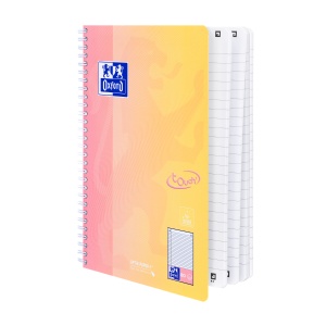 Caiet Oxford Touch Pastel Duo B5 80 file, hartie Optik 90g/mp, scribzee, dictando, mix culori - Img 7