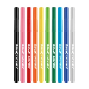 Carioca Colorella Super Brush, varf tip pensula, set 10 - Img 2