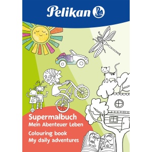 Carte de colorat "My daily adventure", A4 32 file