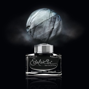 Cerneala Edelstein Moonstone in calimara 50 ml, culoare gri - Img 2