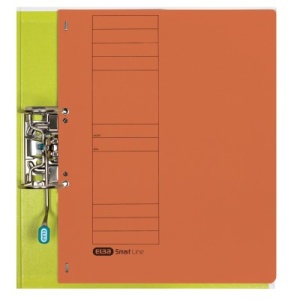 Dosar cu capse Elba Smart Eyelet A4 1/1, capacitate 200 coli, culoare portocaliu - Img 2