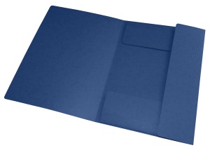 Dosar mapa Oxford TopFile A4, carton 390g/mp, capacitate 200 file, culoare albastru inchis - Img 2