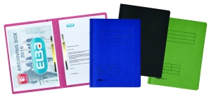 Dosar sina Elba Smart A4, mecanism dublu de arhivare, carton 320g/mp, capacitate 200 file, culoare verde - Img 3