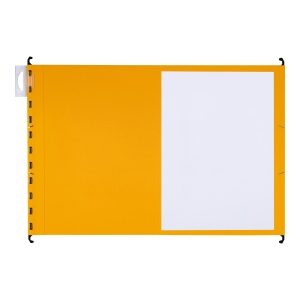 Dosar suspendat simplu Elba Ultimate A4, carton 240g/mp, capacitate 330 file, culoare galben - Img 2