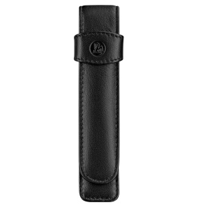 Etui de piele TG11 pentru 1 instrument de scris, culoare negru