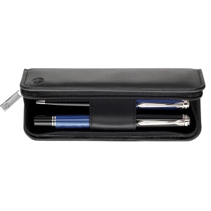 Etui de piele TG21 pentru 2 instrumente de scris, culoare negru - Img 2