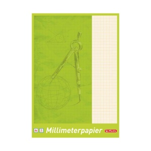 Hartie milimetrica A4, 80 g, set 25