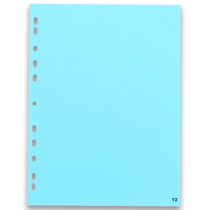 Index plastic alfabetic Oxford A4 A-Z, 20 file/set, culoare alb cu margine color - Img 3