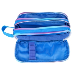 Penar tip etui dreptunghiular Oxford Gradient, albastru / roz - Img 7